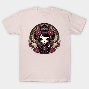 Geisha Gothic Lolita Kawaii T-Shirt